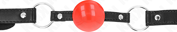 Mordaza de Bola KINK Rojo 4 cm Silicona Suave Mordaza de Bola KINK Rojo 4 cm Silicona Suave