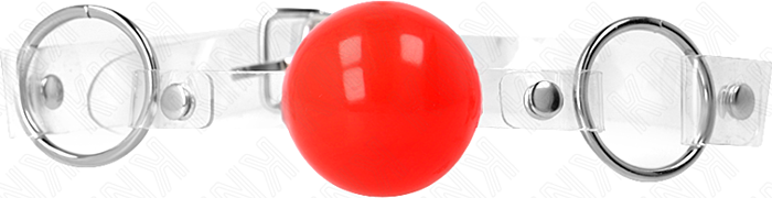 Mordaza de Bola KINK Transparente Ajustable Mordaza de Bola KINK Transparente Ajustable