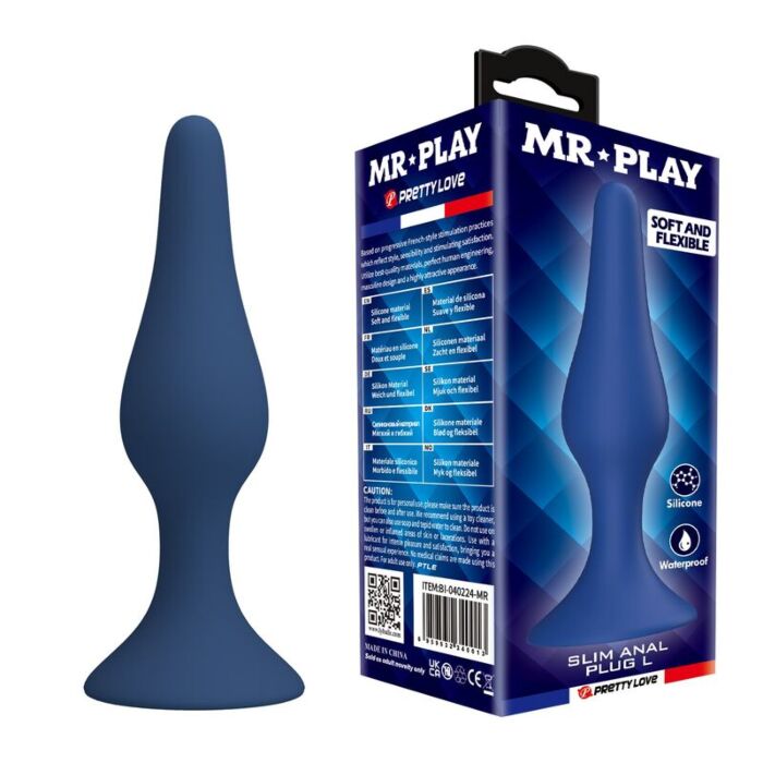 Plug Anal MR PLAY Slim | Inserción suave y cómoda Plug Anal MR PLAY Slim | Inserción suave y cómoda