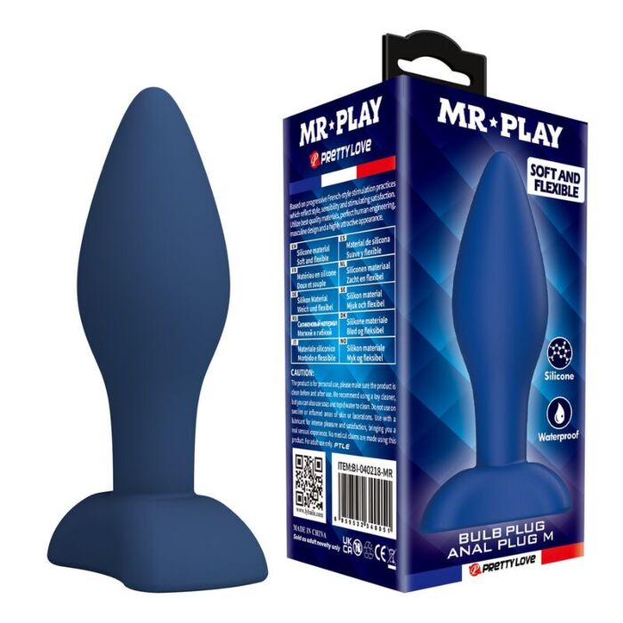 Plug Anal MR PLAY Tapered | Inserción progresiva y cómoda Plug Anal MR PLAY Tapered | Inserción progresiva y cómoda