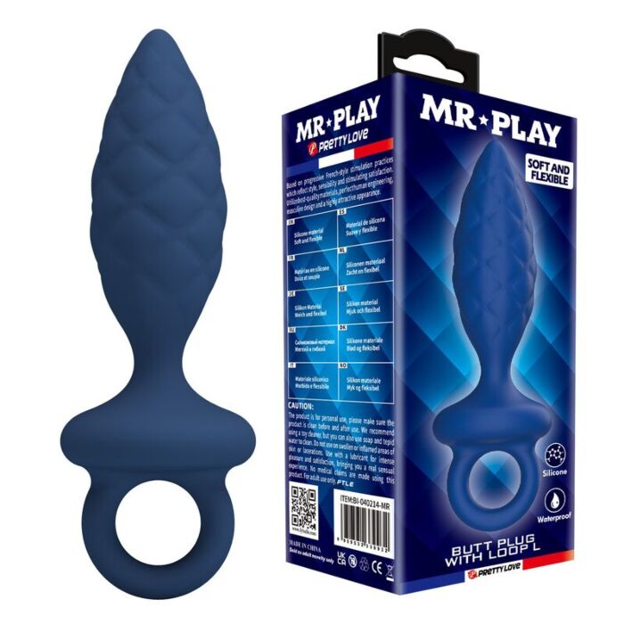 Plug Anal MR PLAY Blue | Estimulación intensa y segura Plug Anal MR PLAY Blue | Estimulación intensa y segura