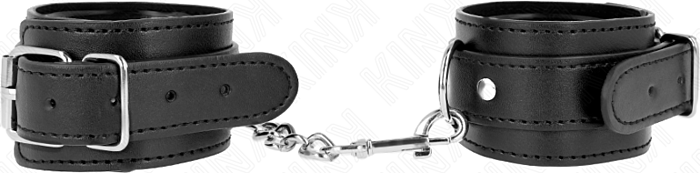 Muñequera BDSM KINK Ajustable Negra con Estilo