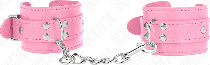 Muñequera BDSM KINK Rosa Ajustable Estilo Único Muñequera BDSM KINK Rosa Ajustable Estilo Único