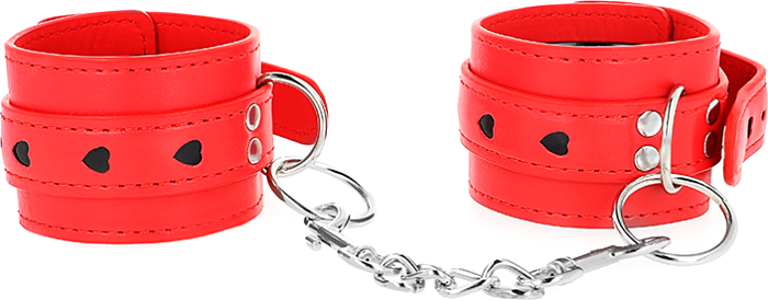 Muñequera KINK Ajustable con Corazón Negro Muñequera KINK Ajustable con Corazón Negro