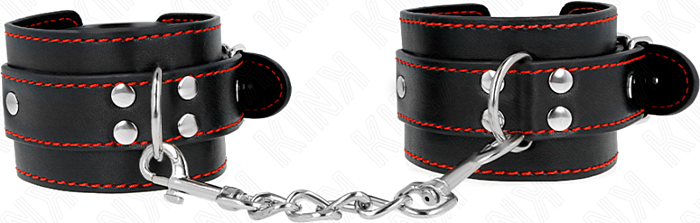 Muñequeras KINK Ajustables Negro con Rojo Muñequeras KINK Ajustables Negro con Rojo