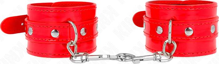 Muñequeras KINK Rojo Ajustable BDSM