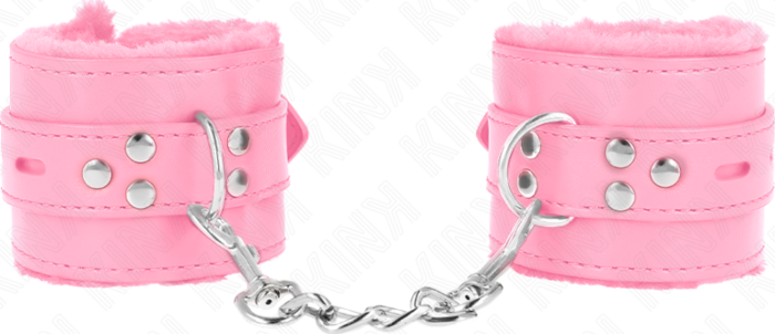 Muñequeras KINK Rosa Ajustables BDSM
