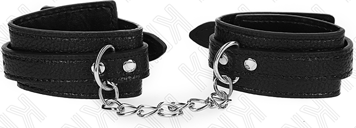 Muñequeras KINK Serpiente Negro Ajustables