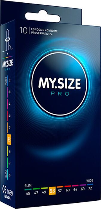 Preservativos MySize 53mm - Pack 10
