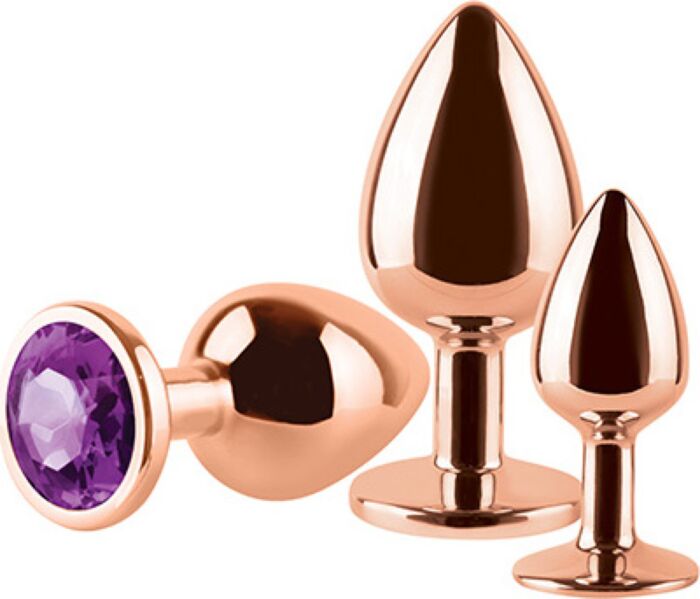 Pack 3 Plugs Anal S Pleasures Metal NOAH