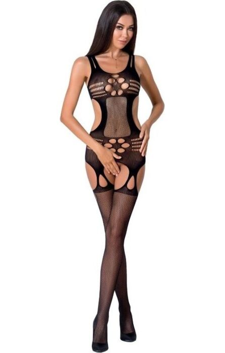 Passion woman bs066 bodystocking negro talla unica