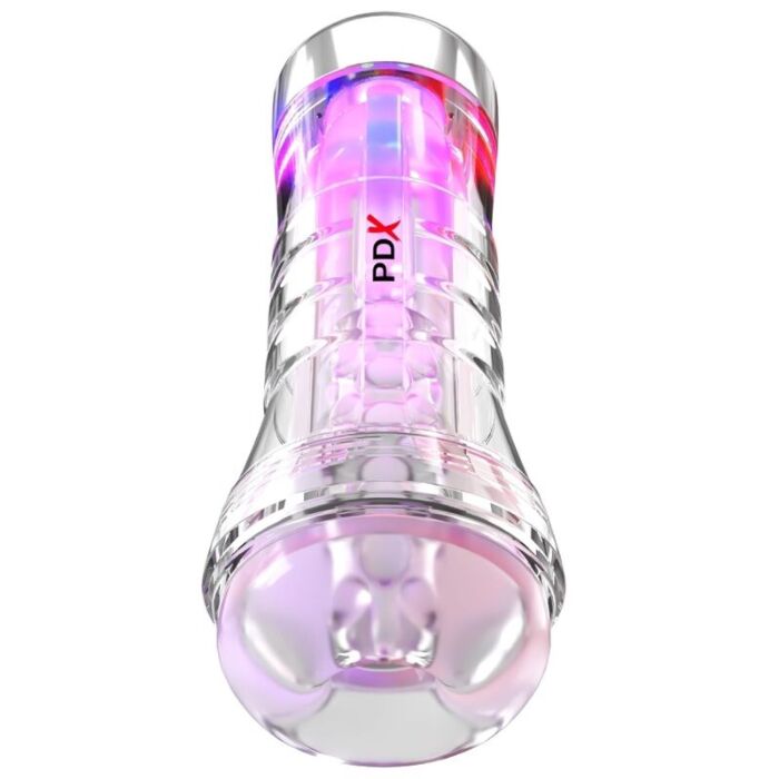 Masturbador PDX ELITE VIEWTUBE XXL | Luz LED integrada Masturbador PDX ELITE VIEWTUBE XXL | Luz LED integrada