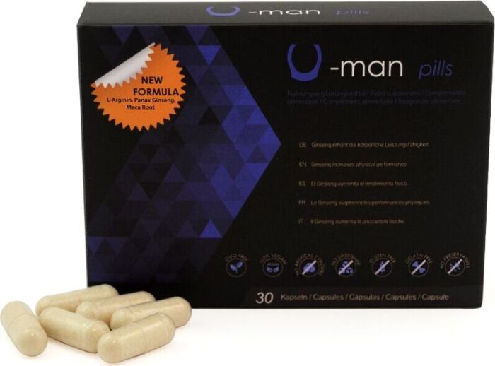 Píldoras U-Man 500COSMETICS Potencia Masculina