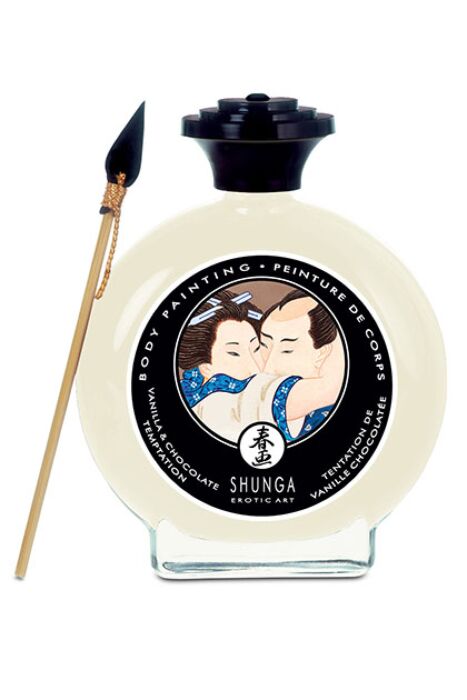 Pintura Corporal Comestible Shunga Vainilla y Chocolate Pintura Corporal Comestible Shunga Vainilla y Chocolate