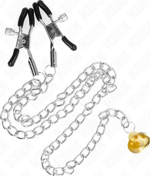Pinzas para Pezones KINK Doradas con Campana