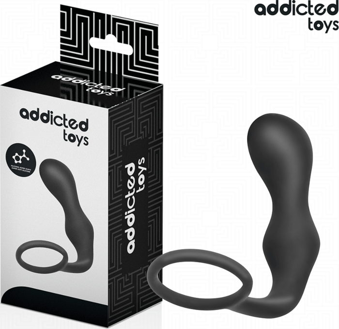 Plug Anal Addicted Toys Modelo 3 Con Anillo Plug Anal Addicted Toys Modelo 3 Con Anillo