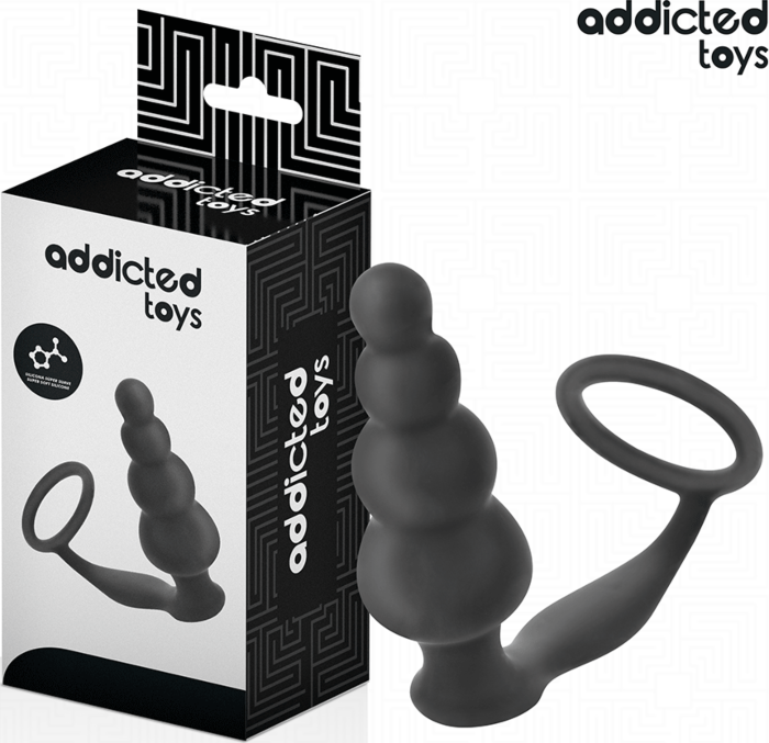 Plug Anal Addicted Toys Modelo 5 Con Anillo Plug Anal Addicted Toys Modelo 5 Con Anillo