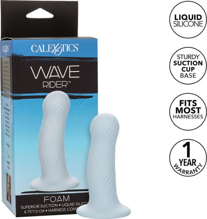 Plug Anal Calexotics Wave Rider Foam Azul