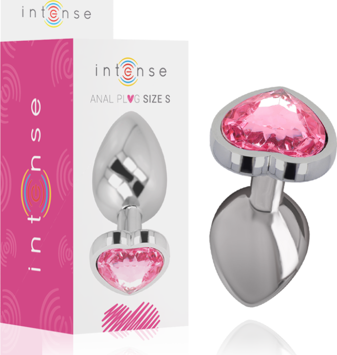 Plug Anal Intense Corazón Rosa - Glamour y Placer