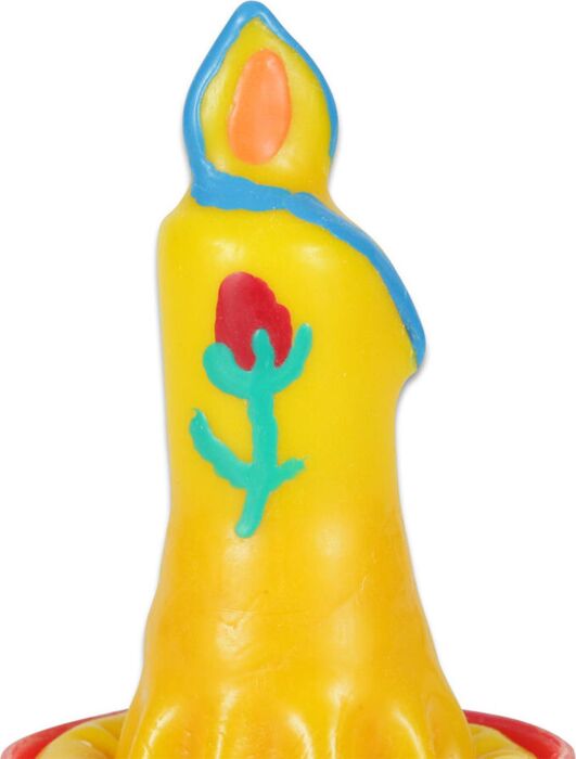 Preservativo Decorativo Condomerie Vela Pintado a Mano