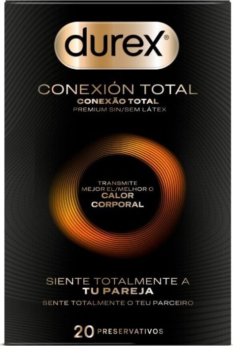 Preservativos DUREX Conexión Total Ultra Fino Sin Látex Preservativos DUREX Conexión Total Ultra Fino Sin Látex