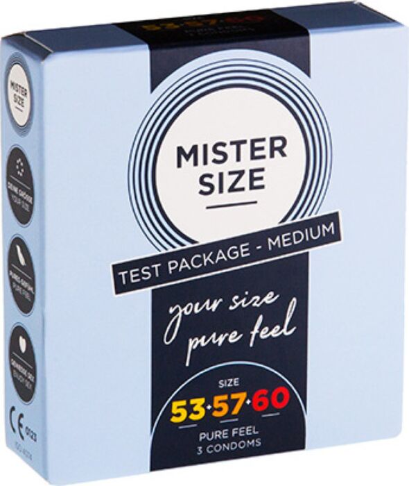 Preservativos Mister Size 53-57-60 - Pack 3