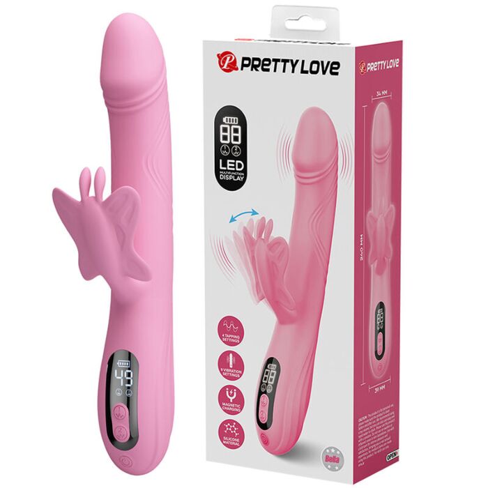 Vibrador rabbit HIGH TECH Bella | Doble estimulación LED Vibrador rabbit HIGH TECH Bella | Doble estimulación LED