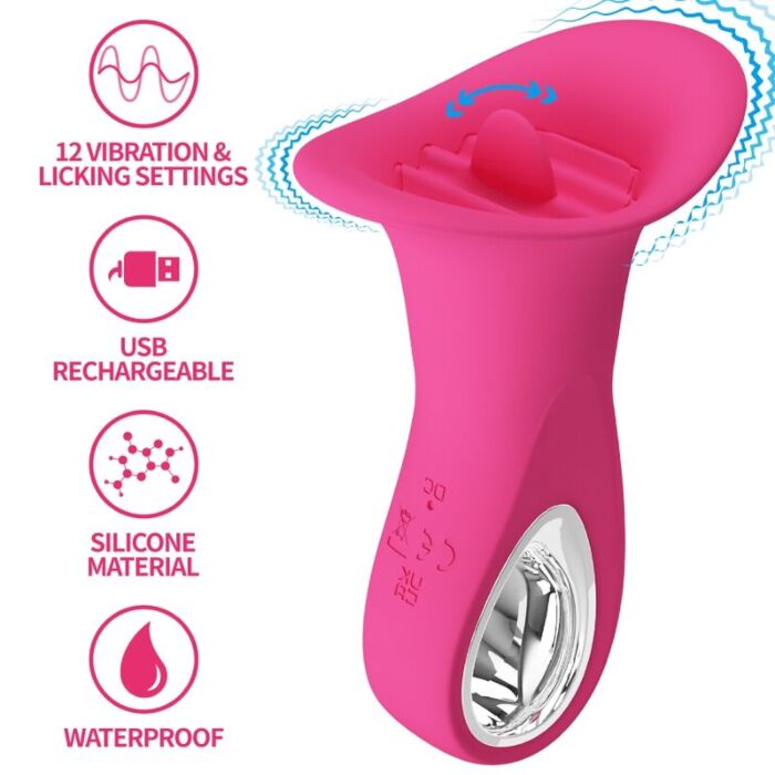 Vibrador Oral Pretty Love Clyde | Estimulación intensa