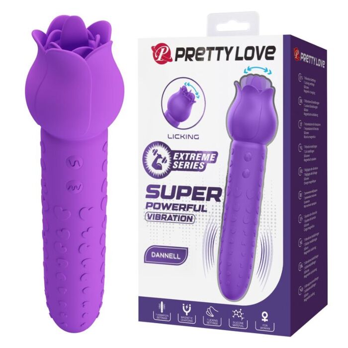 Vibrador estimulador HIGH TECH DANNELL | doble estimulación Vibrador estimulador HIGH TECH DANNELL | doble estimulación