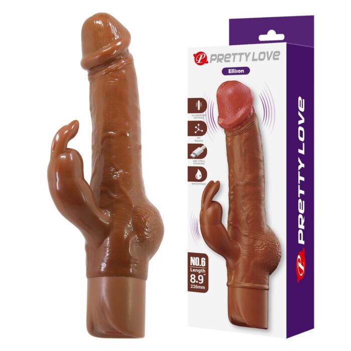 Vibrador Rabbit HIGH TECH Ellison | Doble estimulación Vibrador Rabbit HIGH TECH Ellison | Doble estimulación