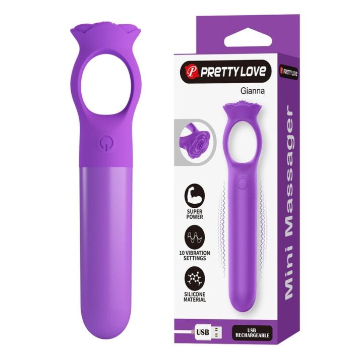 Mini vibrador HIGH TECH GIANA | Control cómodo y preciso Mini vibrador HIGH TECH GIANA | Control cómodo y preciso