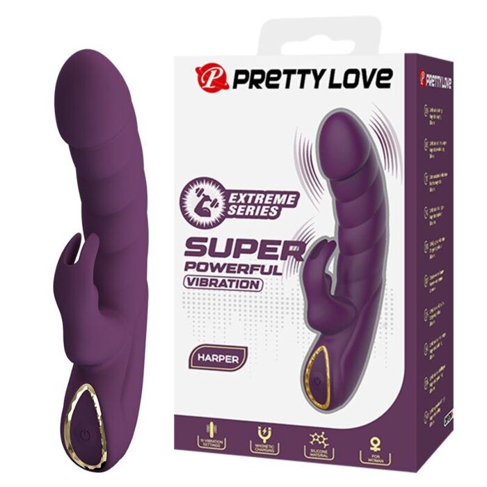 Vibrador Rabbit High Tech Harper | Doble estimulación Vibrador Rabbit High Tech Harper | Doble estimulación