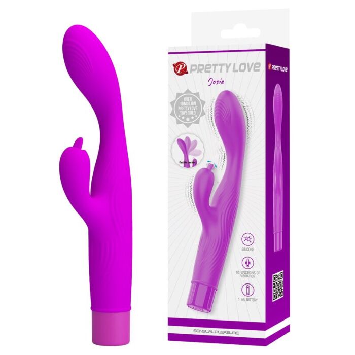 Vibrador HIGH TECH JENE | Doble estimulación Vibrador HIGH TECH JENE | Doble estimulación