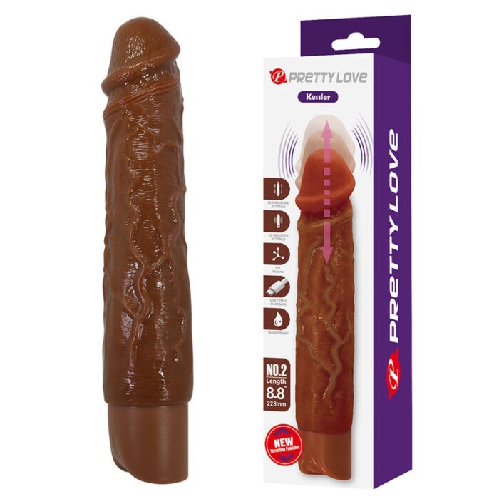 Consolador vibrador DILDOS KESSLER | Empuje automático Consolador vibrador DILDOS KESSLER | Empuje automático