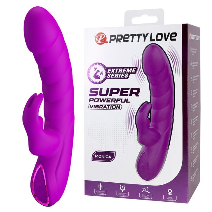 Vibrador rabbit Pretty Love Monica | Doble estimulación Vibrador rabbit Pretty Love Monica | Doble estimulación