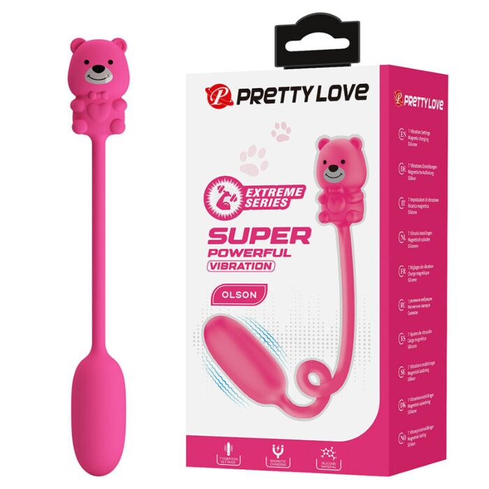 Huevo vibrador FUN TOYS OLSON | Control preciso y recarga Huevo vibrador FUN TOYS OLSON | Control preciso y recarga