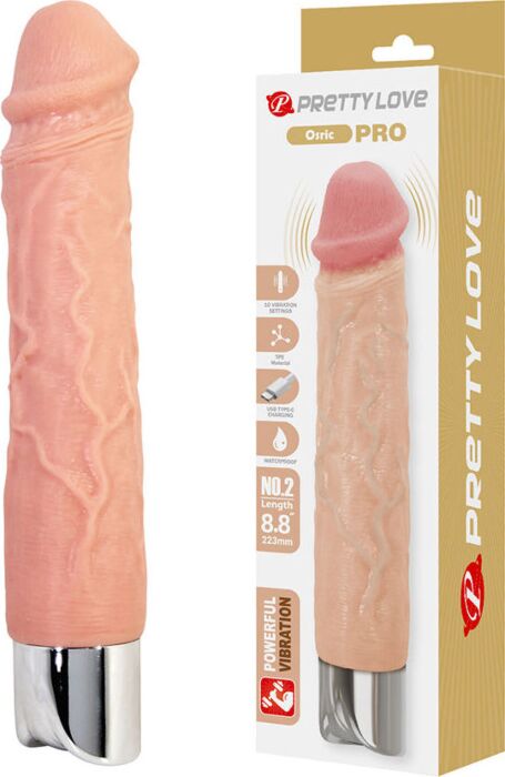 Vibrador Realista Pretty Love Osric Pro | Potente estimul...