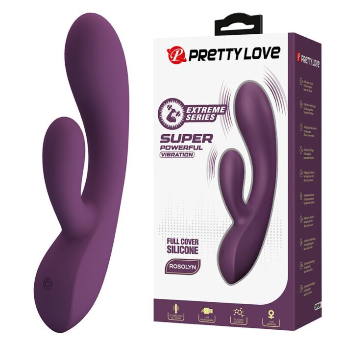 Vibrador Rabbit HIGH TECH Rosolyn | Estimulación dual Vibrador Rabbit HIGH TECH Rosolyn | Estimulación dual
