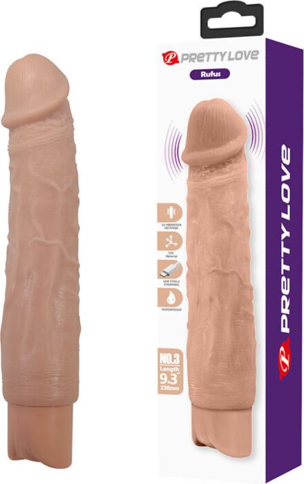 Vibrador Realístico Pretty Love Rufus | Potente estimulación