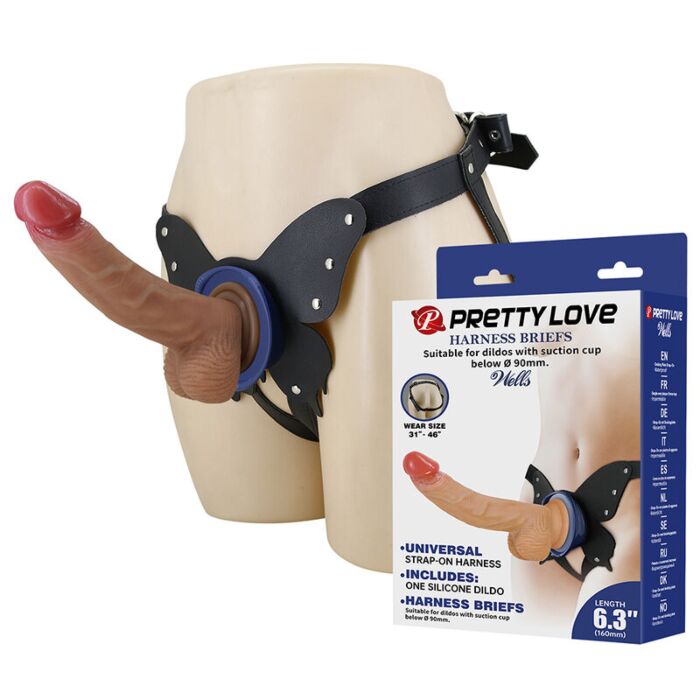 Arnés con consolador Pretty Love Yeti | Montaje rápido Arnés con consolador Pretty Love Yeti | Montaje rápido