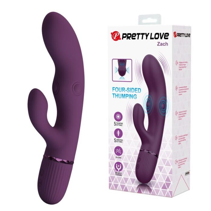 Vibrador Rabbit High Tech PRETTY LOVE ZACH | Potente Vibrador Rabbit High Tech PRETTY LOVE ZACH | Potente