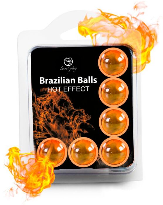 Set 6 Brazilian Balls Secretplay con efecto calor