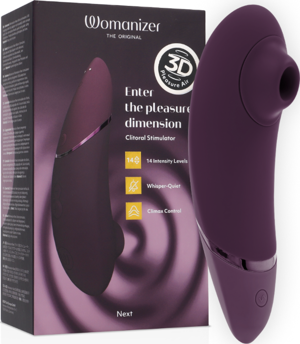 Succionador Womanizer Next Climax Control Morado