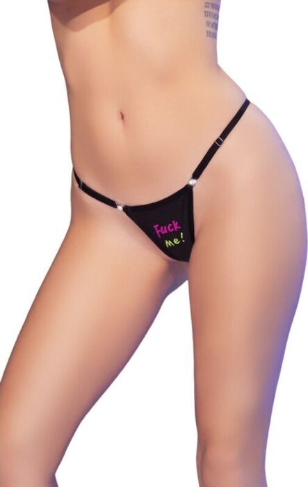 Tanga Chilirose CR 4835 Negro L/XL Elegante