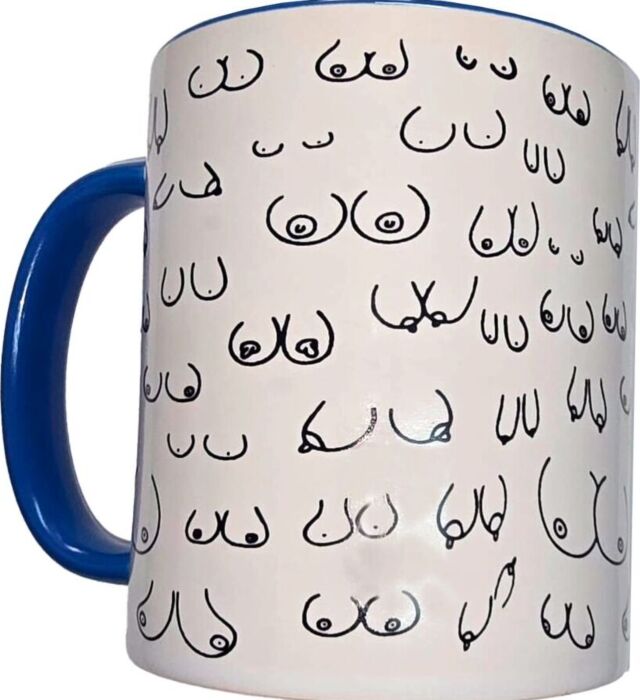 Taza erótica DIABLO PICANTE 370 ml con dibujos