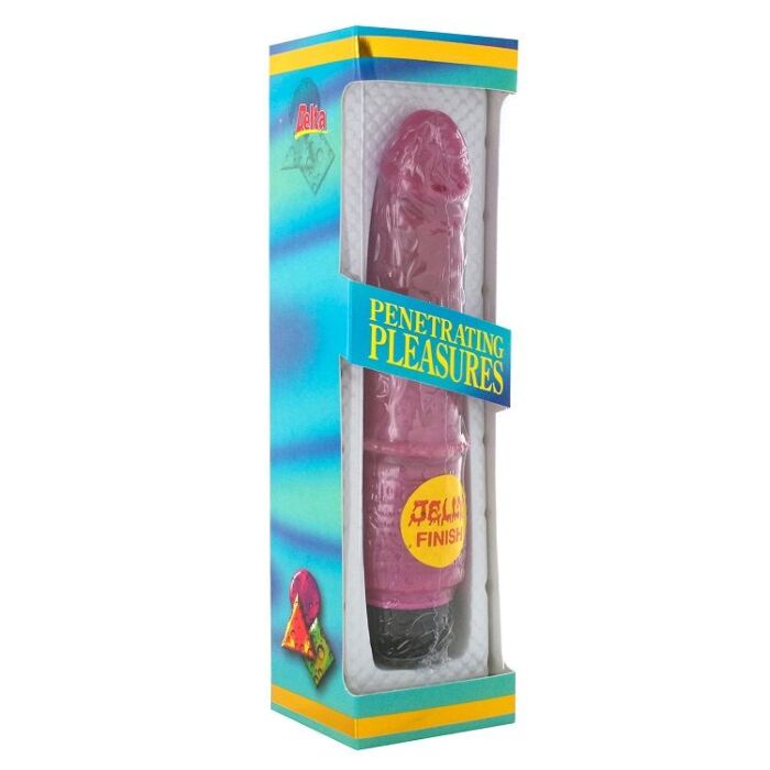 Vibrador Clásico Seven Creations Jelly Lila Realista