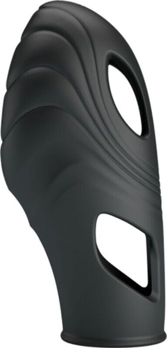 Vibrador de dedo Pretty Love Lich Silicona Negra