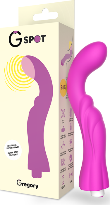 Vibrador G-SPOT Gregory para estimulación del punto G Vibrador G-SPOT Gregory para estimulación del punto G