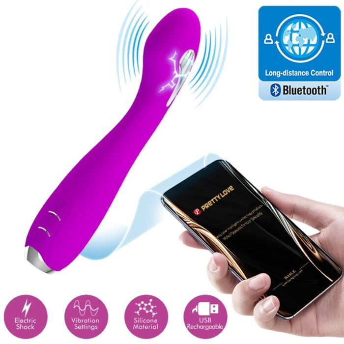 Vibrador Pretty Love Hector Electroshock Control App