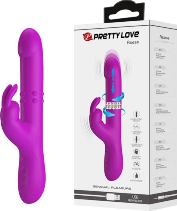 Vibrador Rotativo PrettyLove Reese Vibrador Rotativo PrettyLove Reese
